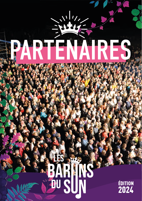 Document des offres pour les partenariats d'entreprise du festival de musique rock et reggae Les Barons du Son le 29 juin 2023 à Longueville-sur-Scie, au Château Gautier-Giffard, en Seine-Maritime, Normandie.