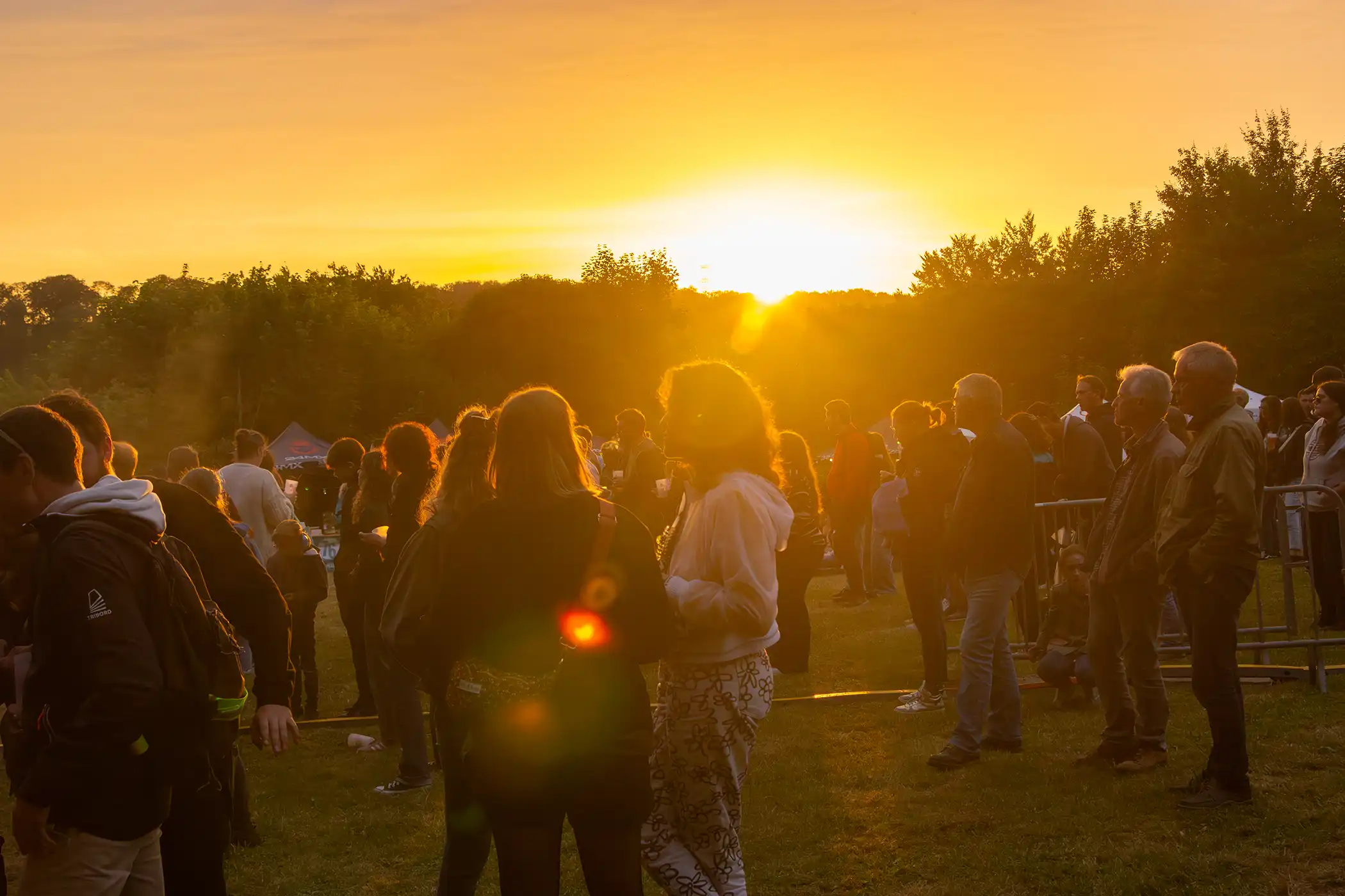 Le Château Gauthier Giffard mis en lumière pendant un événement
