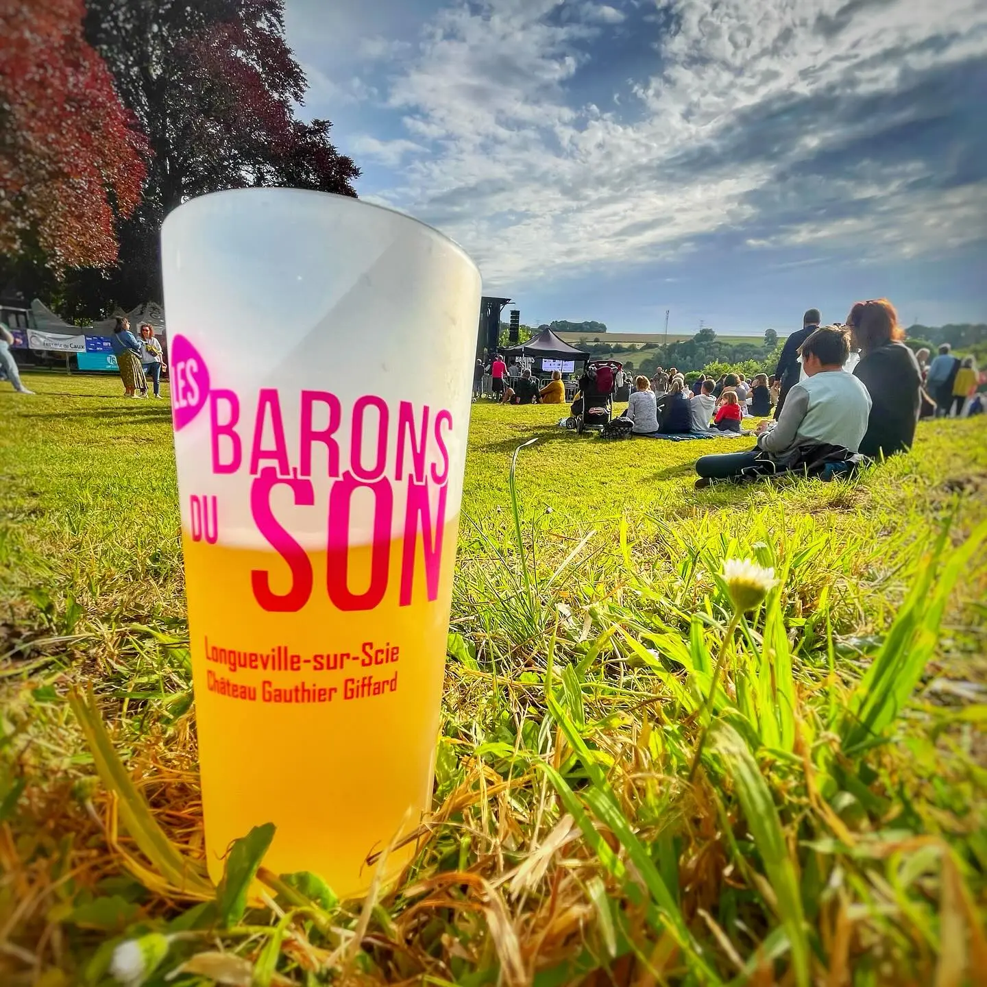 Poste cashless et gobelets réutilisables sur le festival Les Barons du Son.